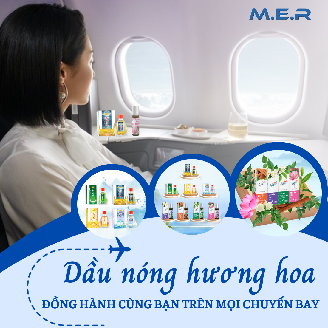 TINH DẦU NÓNG HƯƠNG HOA - ĐỒNG HÀNH CÙNG BẠN TRÊN MỌI CHUYẾN BAY