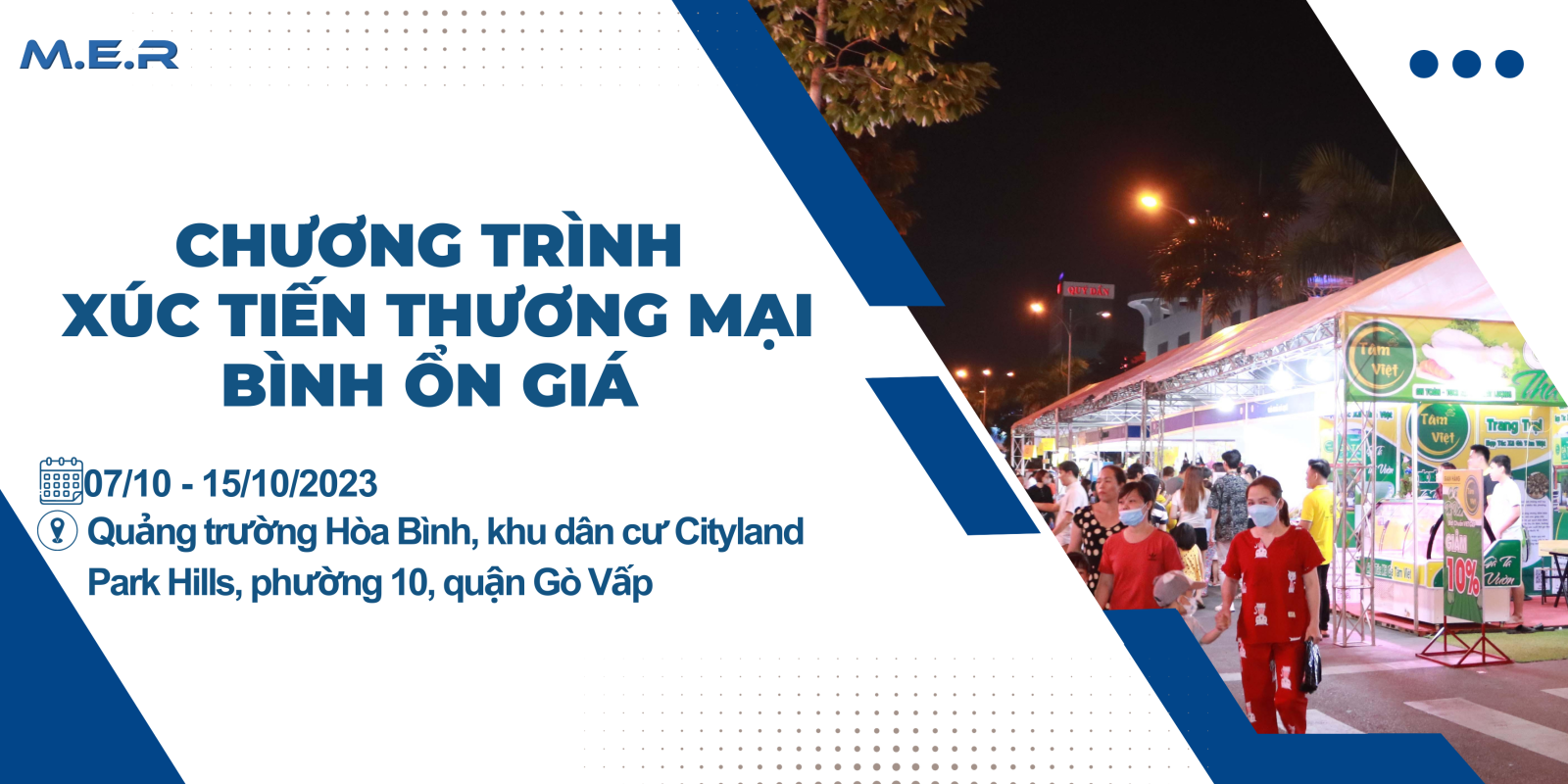 CHƯƠNG TRÌNH XÚC TIẾN THƯƠNG MẠI BÌNH ỔN GIÁ QUẬN GÒ VẤP NĂM 2023