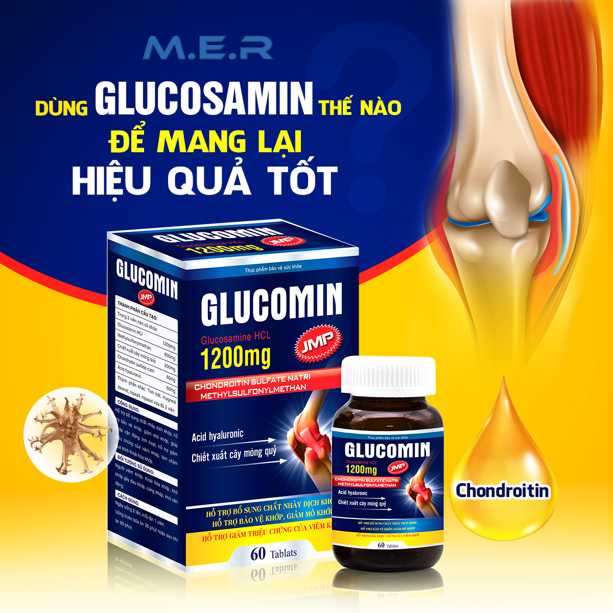 DÙNG GLUCOSAMINE THẾ NÀO ĐỂ MANG LẠI HIỆU QUẢ TỐT NHẤT