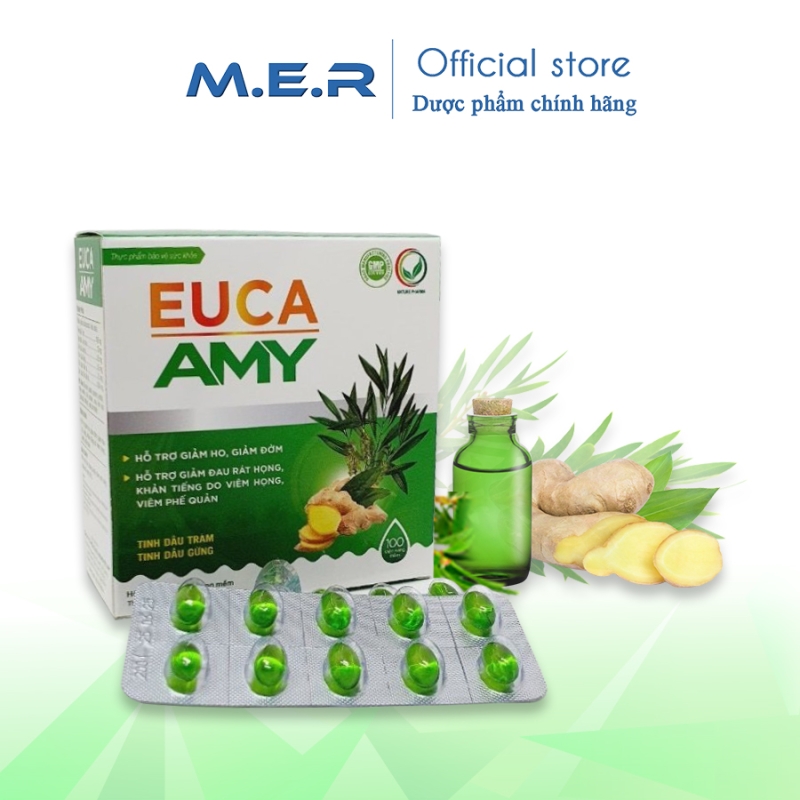 Viên uống Euca Amy hỗ trợ giảm ho | M.E.R COMPANY LIMITED