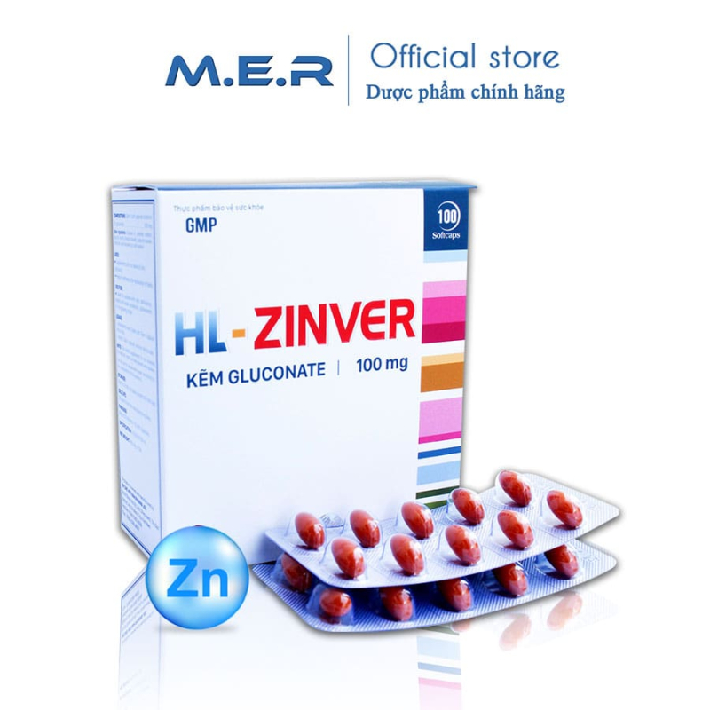 HL - ZINVER bổ sung kẽm cho cơ thể hiệu quả | M.E.R COMPANY LIMITED