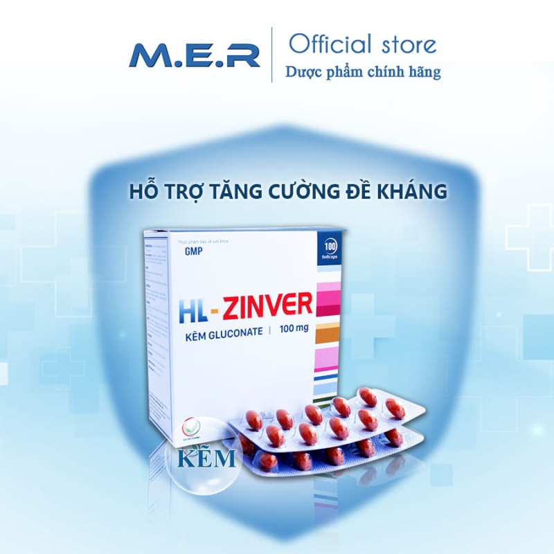 HL - ZINVER bổ sung kẽm cho cơ thể hiệu quả | M.E.R COMPANY LIMITED