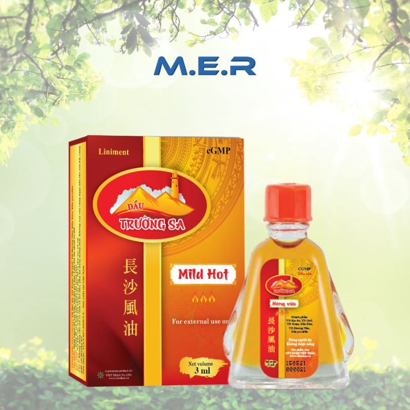 Dầu nóng Trường Sa 3ml | M.E.R COMPANY LIMITED