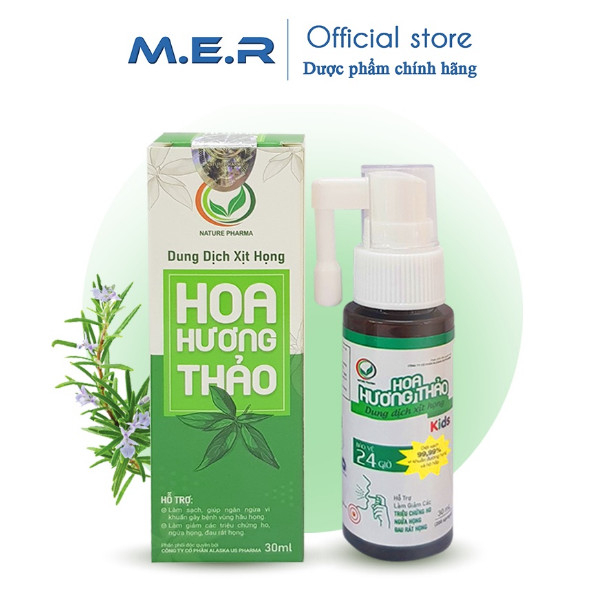 Dung dịch xịt họng Hoa Hương Thảo | M.E.R COMPANY LIMITED