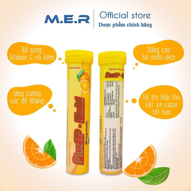 Vitamin C Kẽm PLUZTP - MULTI | M.E.R COMPANY LIMITED