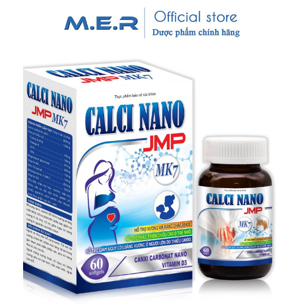 Viên uống Calci Nano JMP MK7 bổ sung canxi cho phụ nữ mang thai | M.E.R COMPANY LIMITED