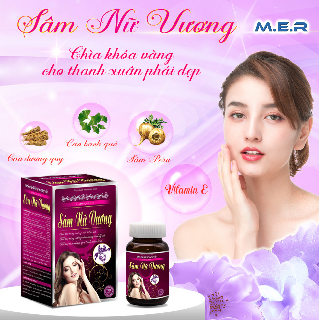 Viên uống Sâm Nữ Vương hỗ trợ tăng cường nội tiết tố | M.E.R COMPANY LIMITED