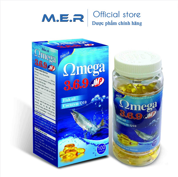 Viên dầu cá Omega 3.6.9 hỗ trợ bổ mắt, tim mạch, trí não ( xanh ) | M.E.R COMPANY LIMITED