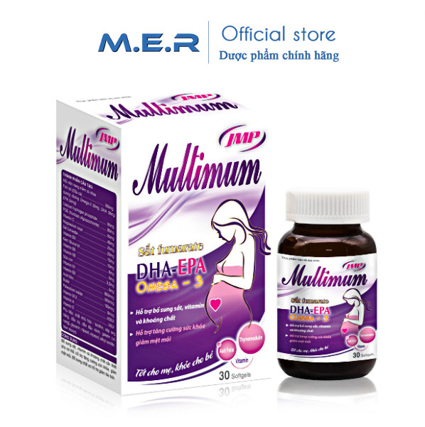 Viên uống MULTIMUM JMP bổ sung Vitamin cho phụ nữ mang thai | M.E.R COMPANY LIMITED