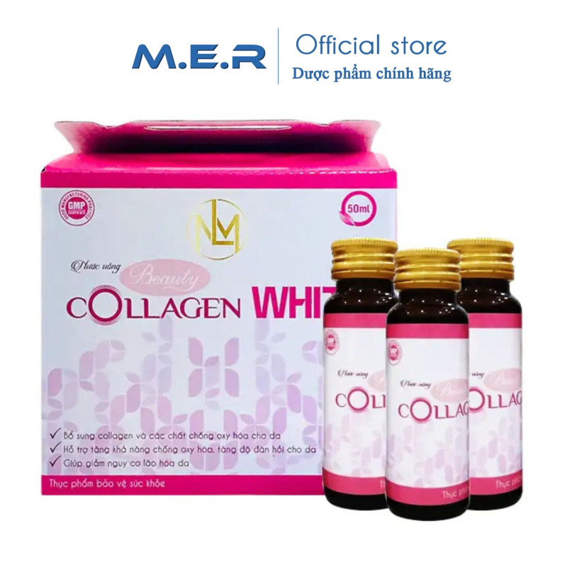 Nước uống Beauty Collagen White (6 Chai x 50ml) | M.E.R COMPANY LIMITED